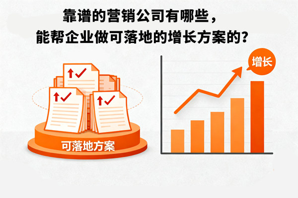 靠譜的營(yíng)銷公司有哪些，能幫企業(yè)做可落地的增長(zhǎng)方案的？