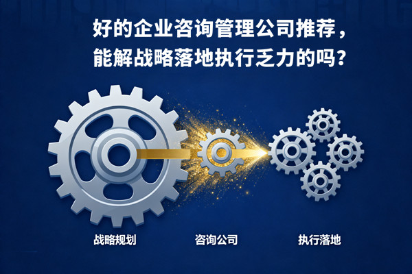 好的企業(yè)咨詢管理公司推薦，能解戰(zhàn)略落地執(zhí)行乏力的嗎？